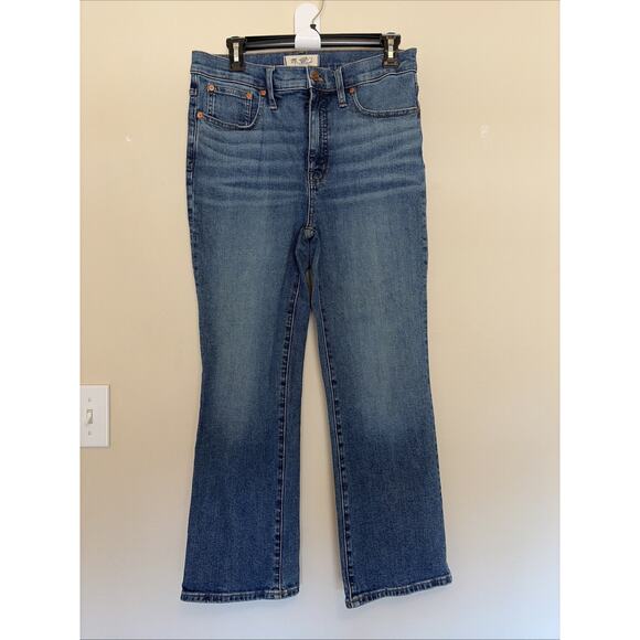 Madewell Medium Wash Cali Demi-Bootcut Denim 5-Pocket Blue Jeans Womens 29 - Picture 1 of 15